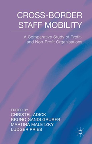 Stock image for CrossBorder Staff Mobility A Comparative Study of Profit and NonProfit Organisations for sale by PBShop.store US