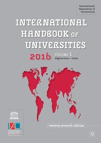 9781137439949: International Handbook of Universities 2016
