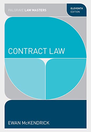 Imagen de archivo de Contract Law a la venta por ThriftBooks-Dallas