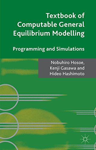 9781137486042: Textbook of Computable General Equilibrium Modeling: Programming and Simulations