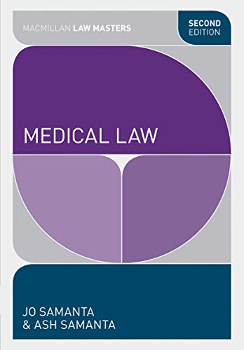 Beispielbild fr Medical Law (2nd Edn) (Macmillan Law Masters) zum Verkauf von Anybook.com