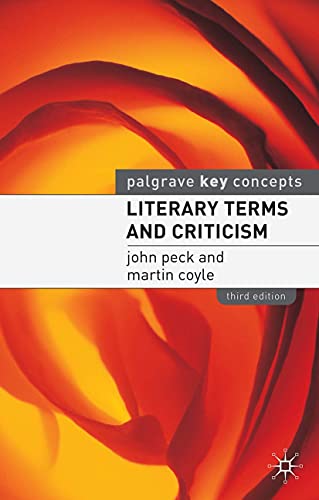 Imagen de archivo de Literary Terms and Criticism (Palgrave Key Concepts) a la venta por dsmbooks
