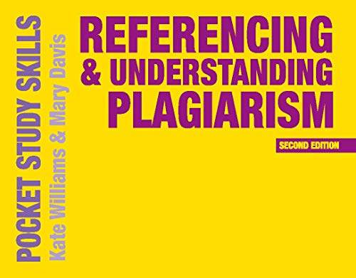 9781137530714: Referencing and Understanding Plagiarism: 24 (Pocket Study Skills)