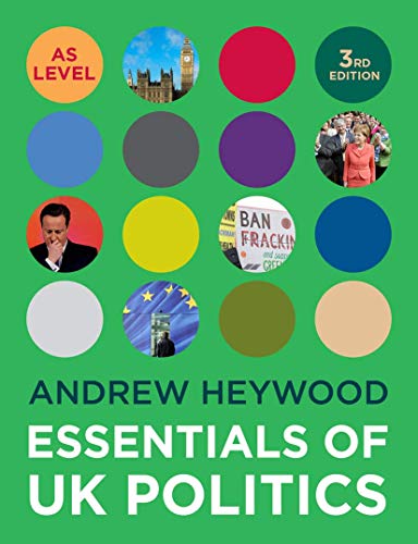 Imagen de archivo de Essentials of UK Politics a la venta por AwesomeBooks