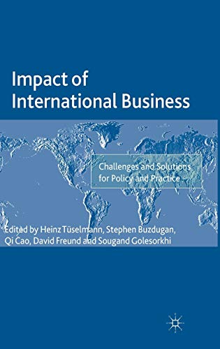 Beispielbild fr Impact of International Business Challenges and Solutions for Policy and Practice zum Verkauf von Buchpark
