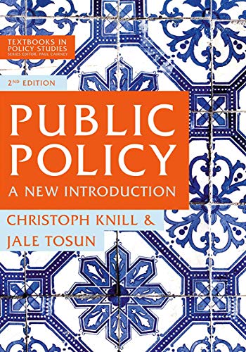 9781137573292: Public Policy: A New Introduction (Textbooks in Policy Studies, 4)