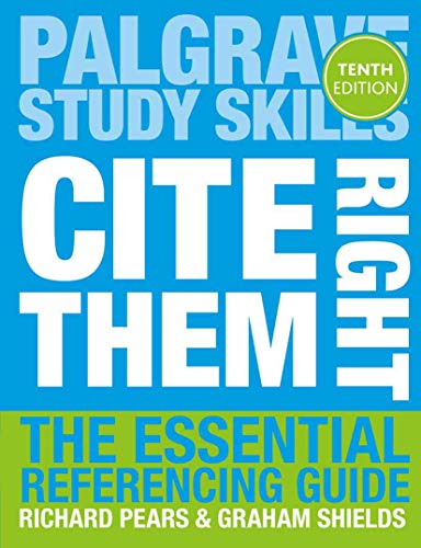 Stock image for Cite Them Right: The Essential Referencing Guide (Macmillan Study Skills) for sale by WorldofBooks