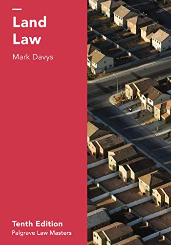 Imagen de archivo de Land Law (Palgrave Law Masters) a la venta por WorldofBooks