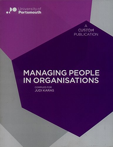 Beispielbild fr Managing People in Organisations zum Verkauf von WorldofBooks