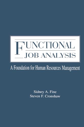 9781138002449: Functional Job Analysis (Applied Psychology Series)