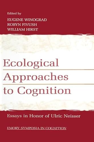 Beispielbild fr Ecological Approaches to Cognition zum Verkauf von Blackwell's