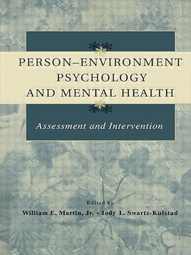 Stock image for Person-Environment Psychology and Mental Health: Assessment and Intervention for sale by Chiron Media