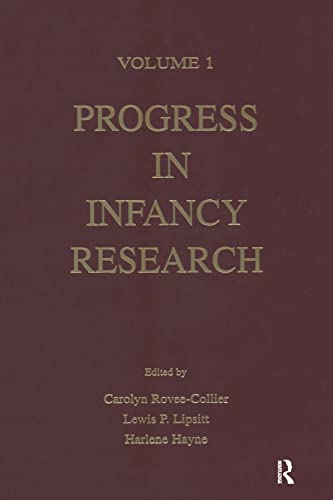 Imagen de archivo de Progress in infancy Research: Volume 1 a la venta por Blackwell's