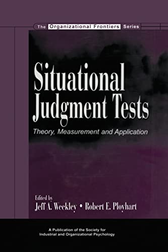 Beispielbild fr Situational Judgment Tests: Theory, Measurement, and Application zum Verkauf von Blackwell's