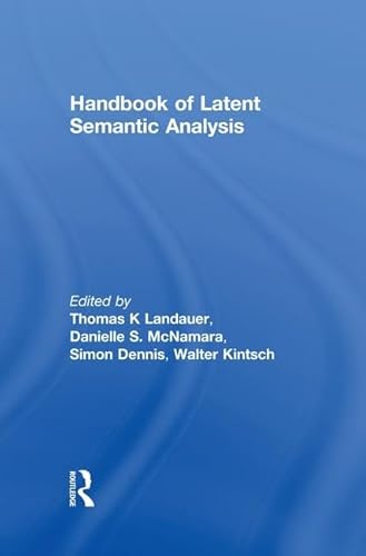 9781138004191: Handbook of Latent Semantic Analysis