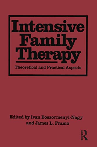 Imagen de archivo de Intensive Family Therapy: Theoretical And Practical Aspects a la venta por Blackwell's