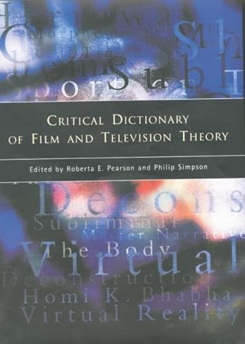 Imagen de archivo de Critical Dictionary of Film and Television Theory a la venta por THE SAINT BOOKSTORE