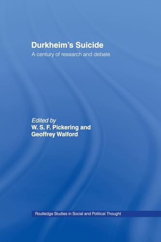 Imagen de archivo de Durkheim's Suicide a la venta por Blackwell's