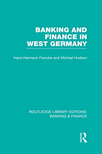 Stock image for Banking and Finance in West Germany for sale by Blackwell's