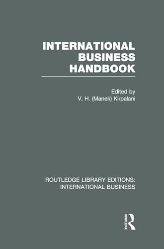 Beispielbild fr International Business Handbook zum Verkauf von Blackwell's