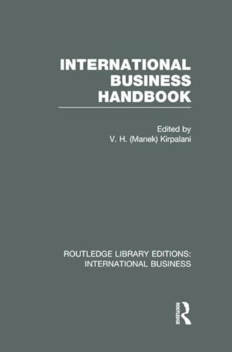 Imagen de archivo de International Business Handbook (RLE International Business) (Routledge Library Editions: International Business) a la venta por Chiron Media