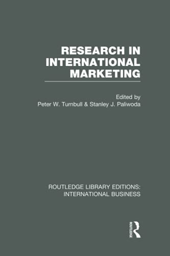 Beispielbild fr Research in International Marketing zum Verkauf von Blackwell's
