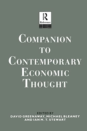 Stock image for Companion to Contemporary Economic Thought (Routledge Companion Encyclopedias) for sale by Chiron Media