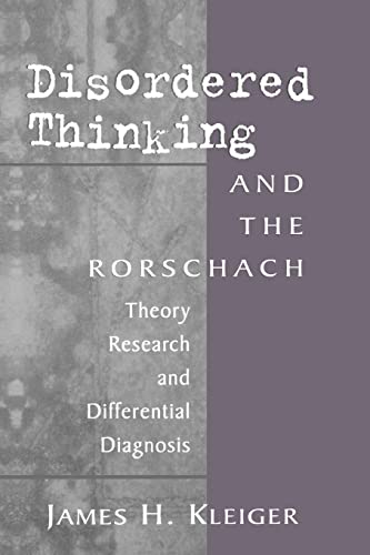 9781138009769: Disordered Thinking and the Rorschach: Theory, Research, and Differential Diagnosis