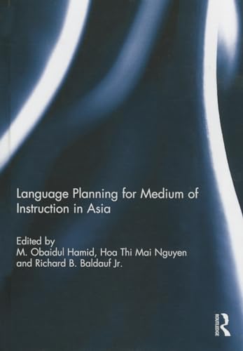 Beispielbild fr Language Planning for Medium of Instruction in Asia zum Verkauf von Chiron Media