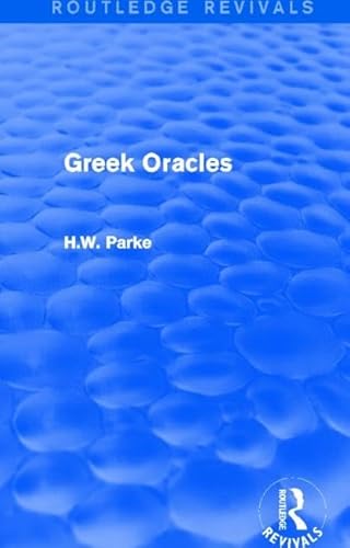 Stock image for Greek Oracles (Routledge Revivals) for sale by Chiron Media