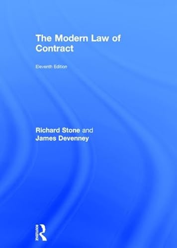 Stock image for The Modern Law of Contract for sale by Mispah books