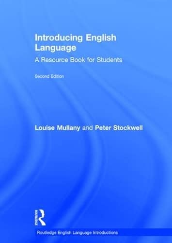 9781138016187: Introducing English Language: A Resource Book for Students