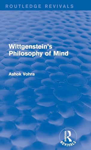 Beispielbild fr Wittgenstein's Philosophy of Mind (Routledge Revivals) zum Verkauf von Chiron Media