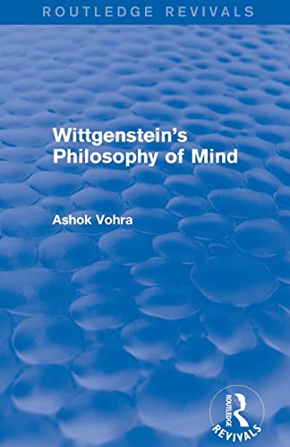 Stock image for Wittgenstein's Philosophy of Mind (Routledge Revivals) for sale by Blackwell's