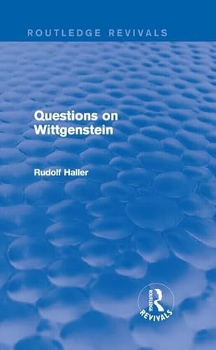 Beispielbild fr Questions on Wittgenstein zum Verkauf von Blackwell's