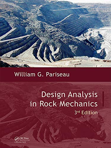 Imagen de archivo de Design Analysis in Rock Mechanics a la venta por Chiron Media