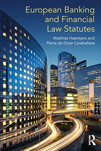 Stock image for European Banking and Financial Law Statutes for sale by AwesomeBooks