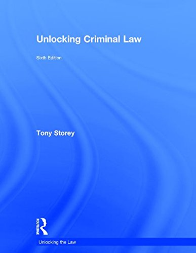 Stock image for Unlocking Criminal Law (Unlocking the Law) for sale by dsmbooks