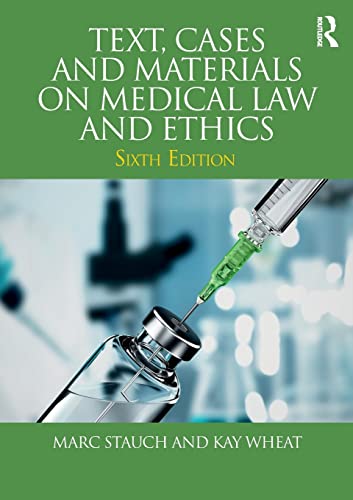 Beispielbild fr Text, Cases and Materials on Medical Law and Ethics zum Verkauf von WorldofBooks