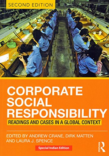 Imagen de archivo de Corporate Social Responsibility: Readings and Cases in a Global Context a la venta por Kanic Books