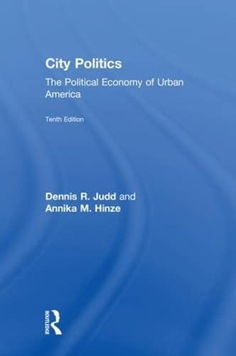 Beispielbild fr City Politics : The Political Economy of Urban America zum Verkauf von Buchpark