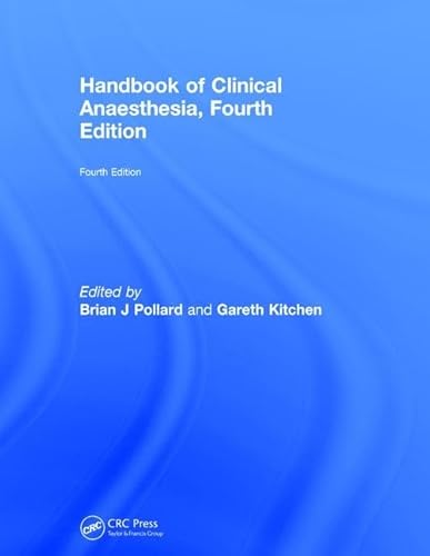 Imagen de archivo de Handbook of Clinical Anaesthesia, Fourth edition a la venta por Chiron Media