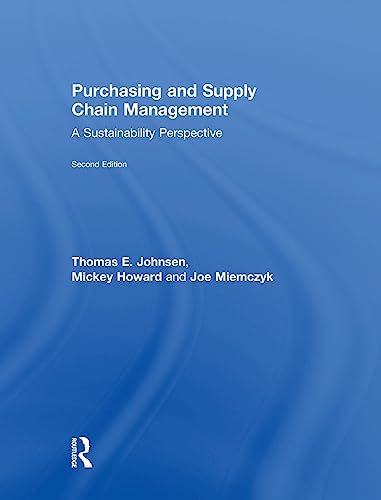 9781138064744: Purchasing and Supply Chain Management: A Sustainability Perspective