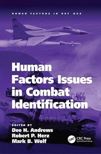 Beispielbild fr Human Factors Issues in Combat Identification zum Verkauf von Blackwell's