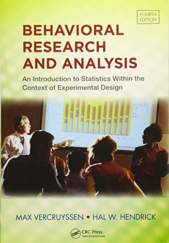 Stock image for Behavioral Research and Analysis for sale by Blackwell's