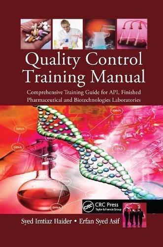 Stock image for Quality Control Training Manual for sale by Blackwell's