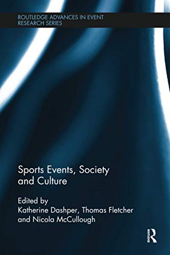 Stock image for Sports Events, Society and Culture for sale by Blackwell's