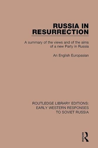 Imagen de archivo de Russia in Resurrection a la venta por Blackwell's