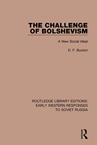 Imagen de archivo de The Challenge of Bolshevism a la venta por Blackwell's