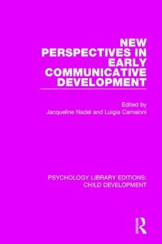 Imagen de archivo de New Perspectives in Early Communicative Development (Psychology Library Editions: Child Development) a la venta por Chiron Media